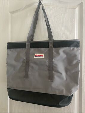 New Costco Gray and Black Insulated Grocery Tote
